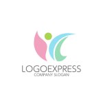 画像1: 自然で優しい人のロゴ (1)