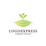 画像1: 自然の中の伸びる木 (1)