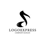 画像1: 洗練された音符のロゴ (1)