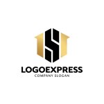 画像1: "1S"と六角形を組み合わせたロゴ (1)