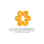 画像1: オレンジ色のヒトデのロゴ (1)