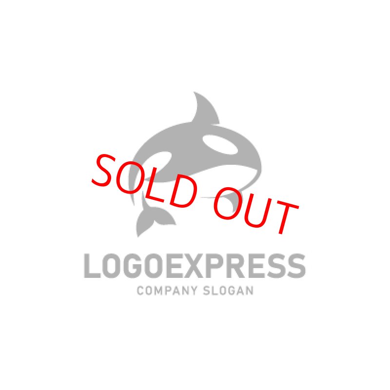 画像1: シャチのシルエットロゴ (1)