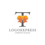 画像1: オレンジリボンのTロゴ (1)