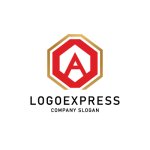 画像1: 情熱と品質を約束する、Aを囲む六角形のロゴ (1)