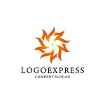 画像1: 情熱を咲かせる革新的なNフラワーロゴ (1)