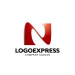 画像1: 情熱と躍動感を纏うNのロゴ (1)