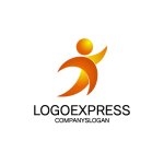 画像1: 情熱を持って前進する人々のロゴ (1)