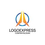 画像1: 頂点を目指す、矢印型のAロゴ (1)