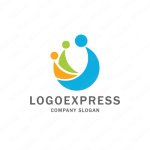 画像1: 人々をサポートするロゴ (1)