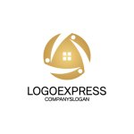 画像1: 不動産の人々のロゴ (1)