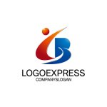 画像1: 上向きの BS 人 ロゴ (1)