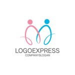 画像1: 繋がる人々のMロゴ (1)