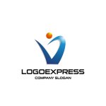 画像1: ダイナミックV人ロゴ (1)