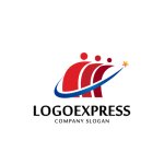 画像1: 目標に向かって進むM人のロゴ (1)