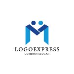 画像1: 人々のつながりを表すMのロゴ (1)