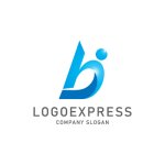 画像1: "b" と未来に飛躍する人のロゴ (1)