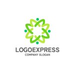 画像1: 線でつながった人々のロゴ (1)