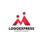 画像1: "M"と人々を支えるロゴ (1)