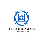 画像1: そろばんと人々の繋がりが示すロゴ (1)