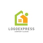 画像1: 未来を築く、人と家を象徴するロゴ (1)