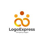 画像1: 人々無限リンクロゴ (1)