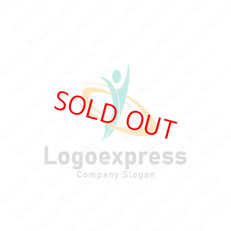 画像1: フラフープを楽しむ人のロゴ (1)