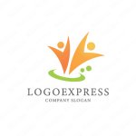 画像1: 人々をつなぐロゴ (1)