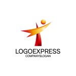 画像1: 未来へ跳躍するTパーソンロゴ (1)