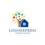 画像1: 人と自然が調和する住まいのロゴ (1)