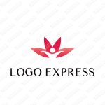 画像1: 人と蓮のロゴ (1)