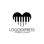 画像1: 愛のピアノロゴ (1)