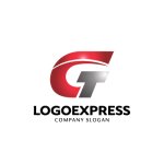 画像1: GTまたはCTの洗練されたロゴ (1)