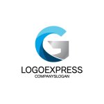 画像1: 洗練された革新的なGロゴ (1)