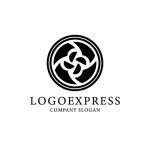 画像1: 回転する四つ葉の紋章ロゴ (1)