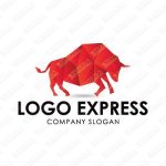 画像1: ランニングブルのロゴ (1)