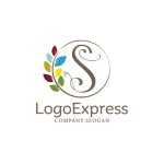 画像1: Sのリーフロゴ (1)