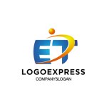 画像1: 躍動感のあるETのロゴ (1)