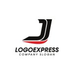 画像1: 躍動感あふれるJのロゴ (1)