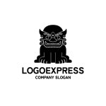 画像1: 力強く守るシーサーのロゴ (1)