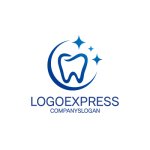 画像1: 輝く歯のロゴ (1)