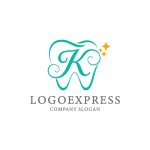 画像1: 輝く歯科Kロゴ (1)