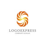 画像1: 輝くS字のエネルギー渦巻きロゴ (1)