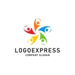 画像1: 多様な個性で輝く、未来への希望を象徴するロゴ (1)