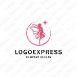 画像1: 妖精のシルエットのロゴ (1)