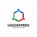 画像1: シンプルな人の輪のロゴ (1)