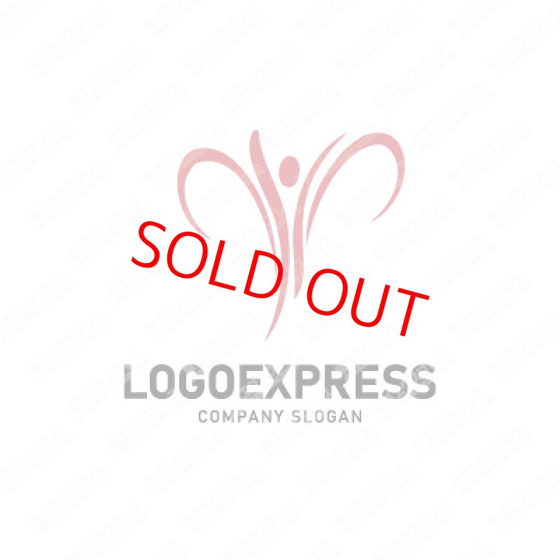 画像1: 喜ぶ人のシンプルなロゴ (1)