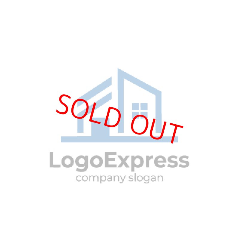 画像1: シンプルでモダンな不動産ロゴ (1)