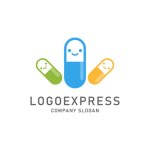 画像1: 笑顔の薬のロゴ (1)