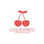 画像1: 笑顔のサクランボロゴ (1)