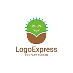 画像1: 笑顔のサボテンロゴ (1)